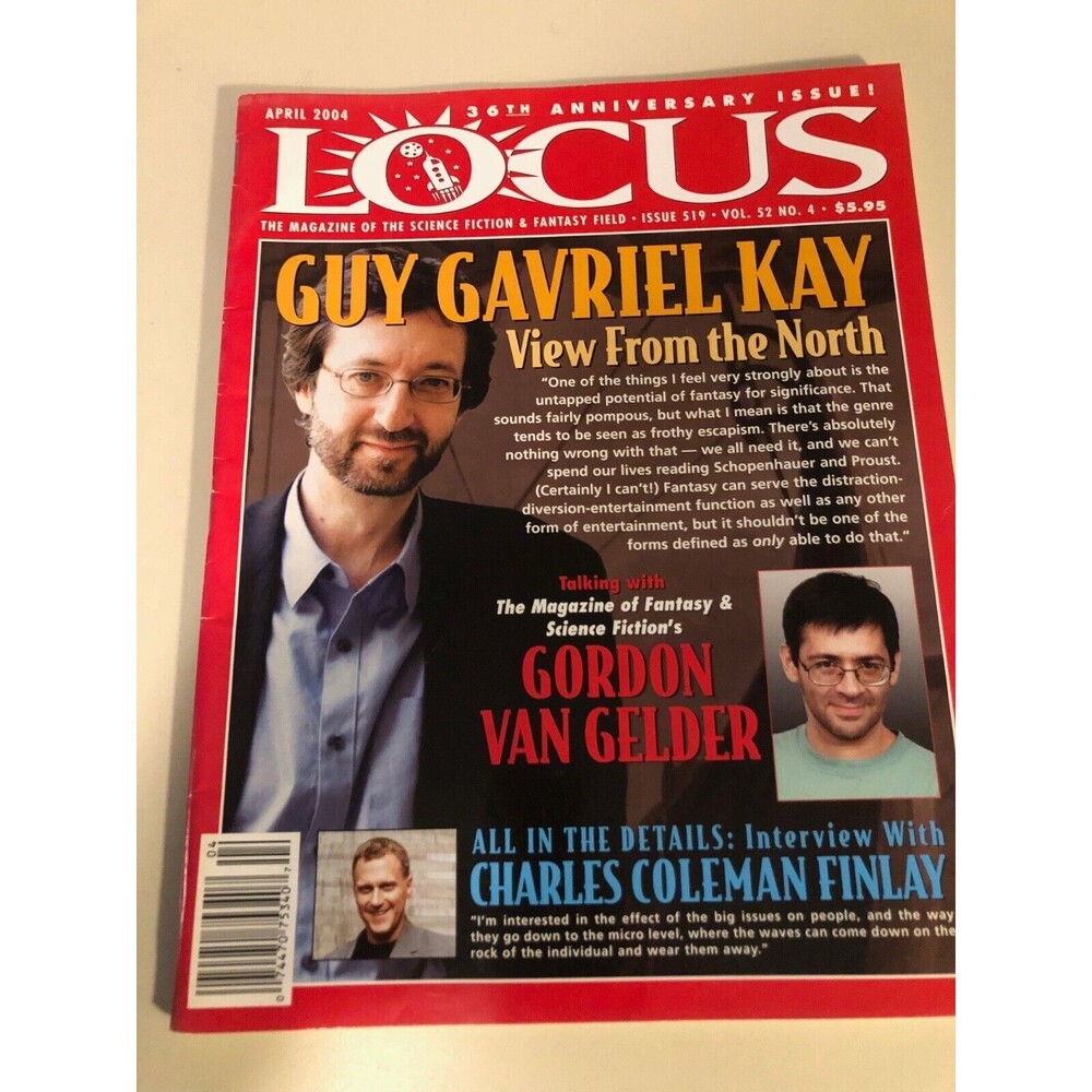 LOCUS Magazine #519 science fiction magazine GUY GAVRIEL KAY